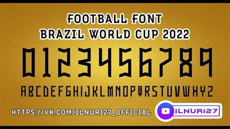 brazil 2022 font free download.